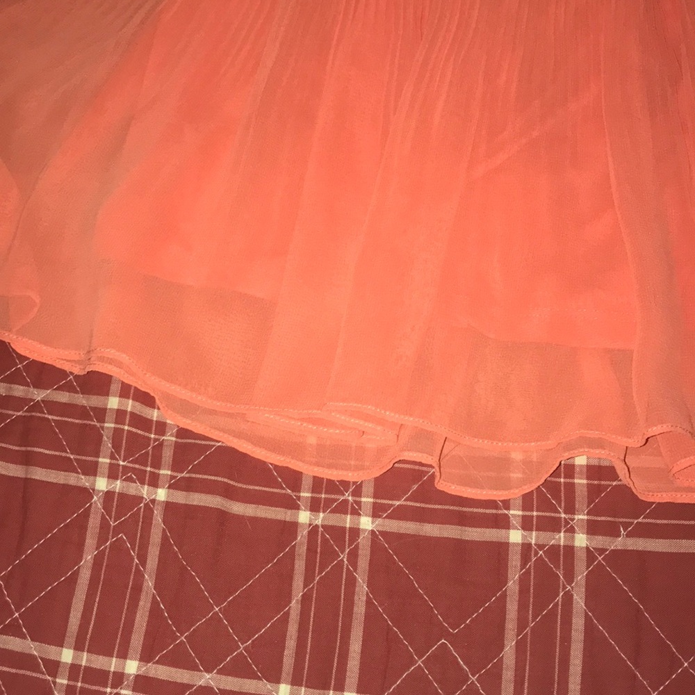 Bar III Salmon pink mini short spring summer skirt - Picture 3 of 7